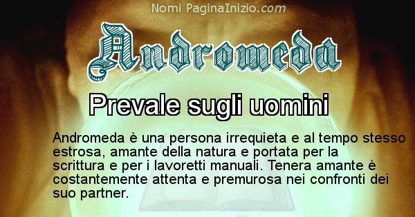 Andromeda - Significato reale del nome Andromeda