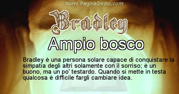 Bradley - Significato reale del nome Bradley