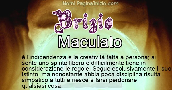 Brizio - Significato reale del nome Brizio