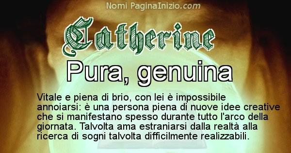 Catherine - Significato reale del nome Catherine