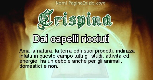 Crispina - Significato reale del nome Crispina