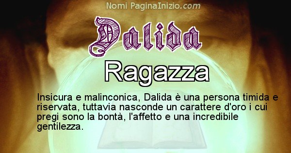 Dalida - Significato reale del nome Dalida