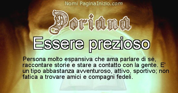 Doriana - Significato reale del nome Doriana