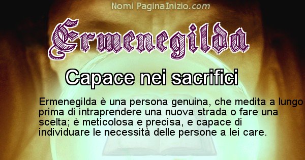 Ermenegilda - Significato reale del nome Ermenegilda