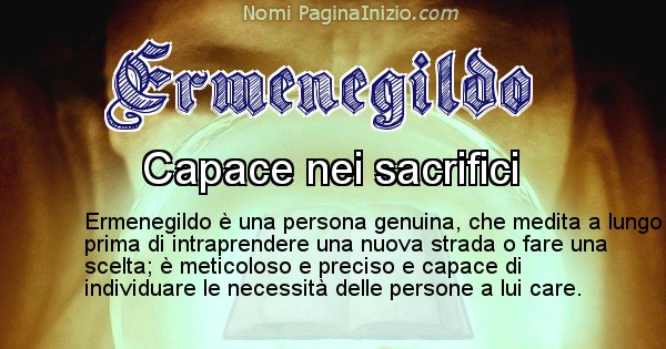 Ermenegildo - Significato reale del nome Ermenegildo