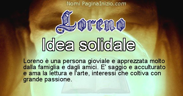 Loreno - Significato reale del nome Loreno