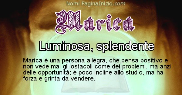 Marica - Significato reale del nome Marica