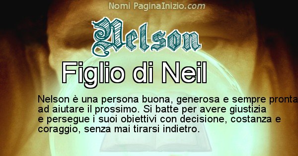 Nelson - Significato reale del nome Nelson