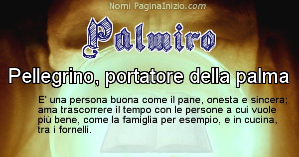 Palmiro - Significato reale del nome Palmiro