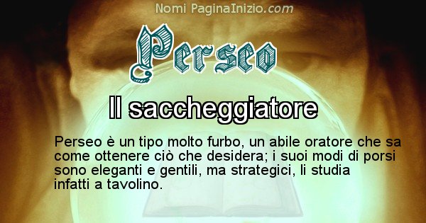 Perseo - Significato reale del nome Perseo