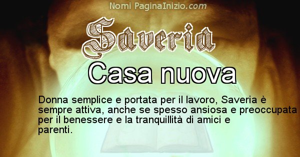 Saveria - Significato reale del nome Saveria