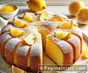 Torta Cherubina al limone