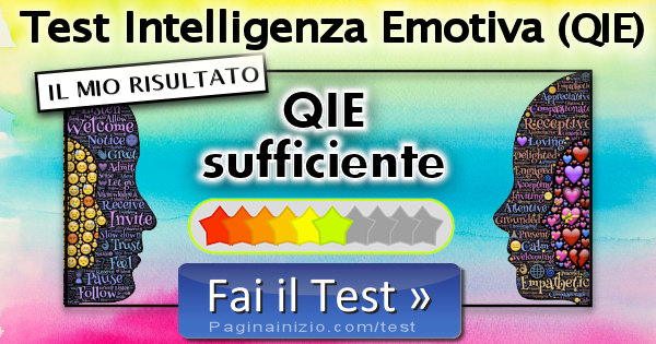 Risultato Test Test Intelligenza Emotiva (QIE) (Qie Sufficiente)